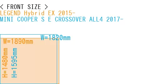 #LEGEND Hybrid EX 2015- + MINI COOPER S E CROSSOVER ALL4 2017-
